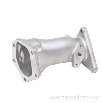 Sand cast automobile exhaust manifold